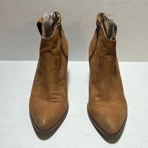 Frye ankle boots Reina camel brown leather US 7.5